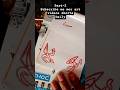 How to Draw Unique Designs with Red Pen | Art Shorts Part 2 #shorts #art #magic
