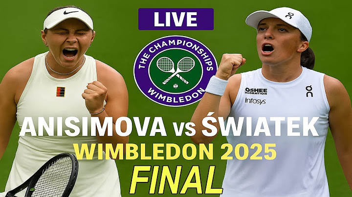 Amanda Anisimova vs Iga Swiatek LIVE | Final Wimbledon 2025 | Full Match Highlights