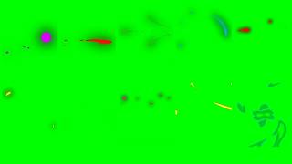 Neon Shape Elements | Green Screen Abstract Shapes Elements, Free