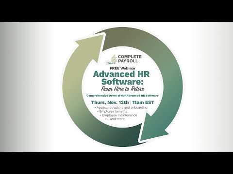 WEBINAR: Advanced HR Software: From Hire to Retire