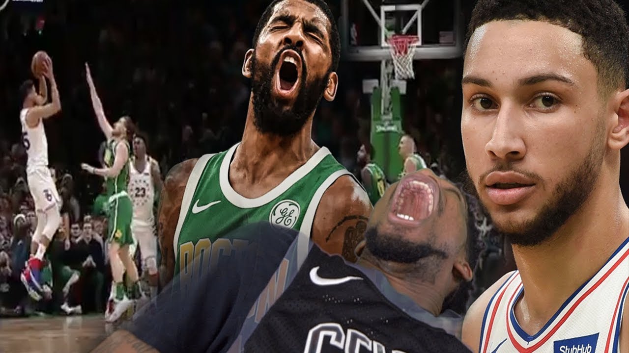 OMG SIMMONS FINALLY HIT A LONG JUMPER! CELTICS vs SIXERS HIGHLIGHTS REACTION
