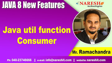 Java 8 Features Tutorials | Java util function Consumer | by Mr.Rama Chandra