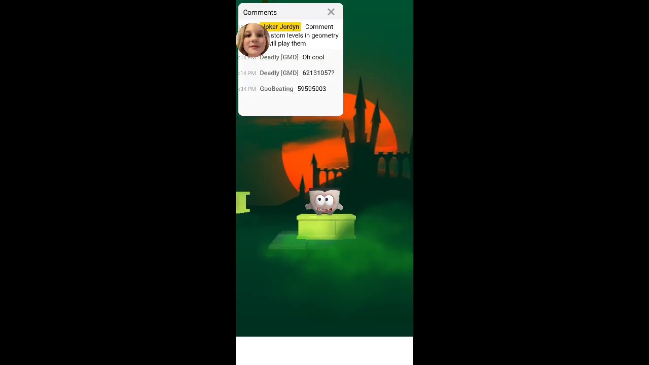 Playing your custom levels in geometry dash - YouTube