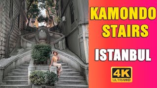 WALKING TOUR IN 🇹🇷 ISTANBUL KAMONDO STAIRS IN KARAKÖY | TURKEY 2021