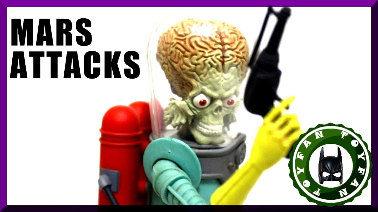 Figurine Mars Attacks! Martian Commander Mezco 2012 - Boîte Scellée
