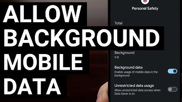 How to Allow Background Data Usage for an Android Application When Data Saver Mode is Enabled?