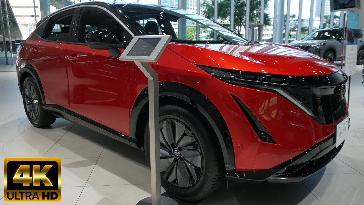 New 2022 NISSAN ARIYA B6 Red - New Nissan Ariya 2022 - 新型日産アリアB6 2022年 ...
