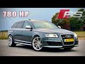 780hp audi rs6 c6 v10 biturbo 356kmh review on autobahn no speed limit