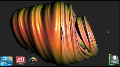 OpenCL Benchmark CL GPU - 4D Quaternion Julia Set