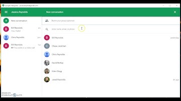 Create a Group on Google Hangouts