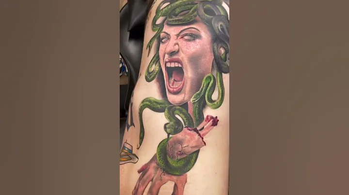medusa tattoo by @theresa cervantes