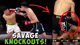 BRUTAL KNEE TO THE FACE | Grounded Knee KNOCKOUTS | Regional MMA Highlights
