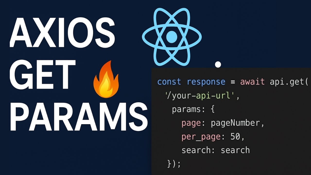 The RIGHT Way to Pass GET Parameters in Axios (React + Laravel) - YouTube