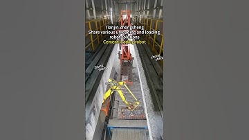 Cement loading robot
