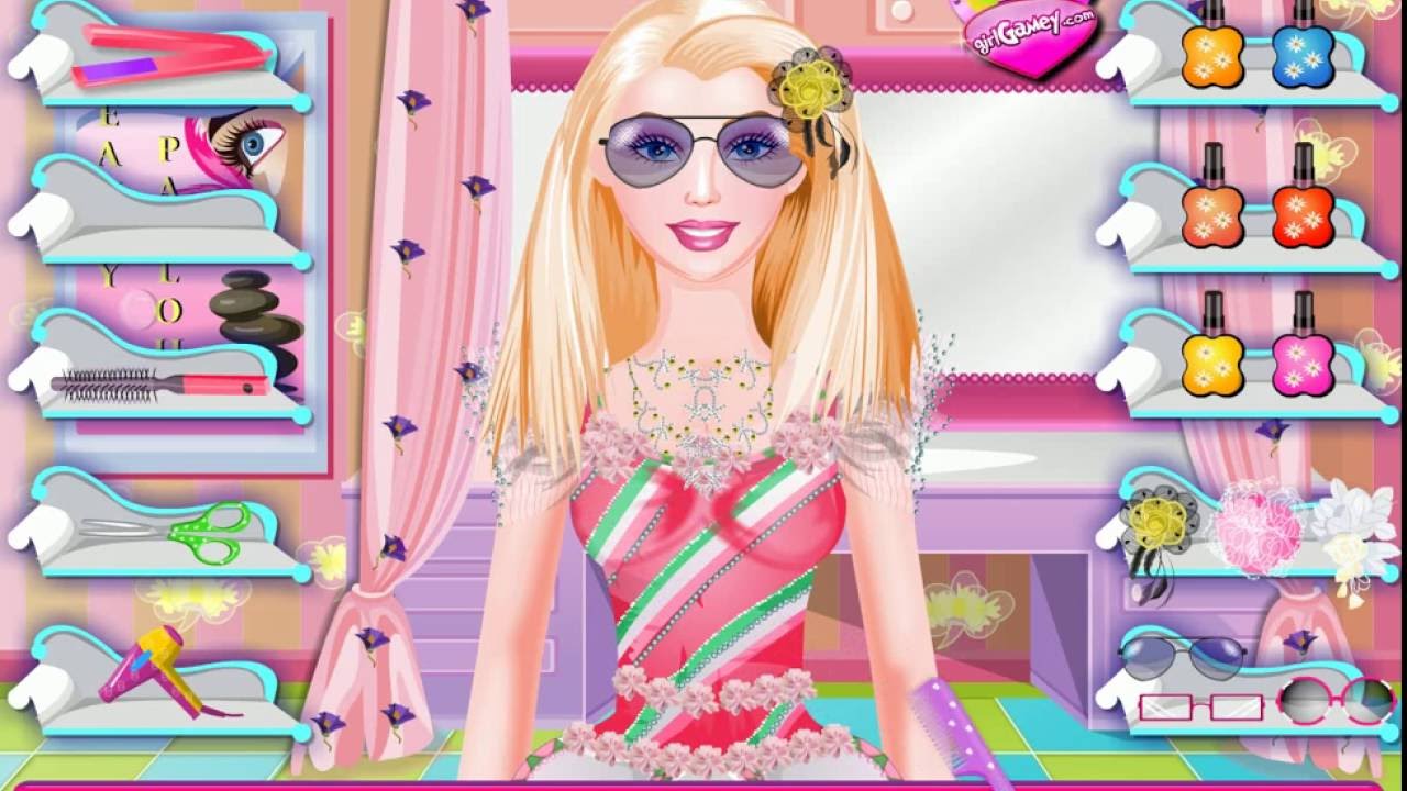 Barbie La Coafor Jocuri Pentru Copii De 3 Ani Youtube