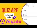 Quiz app in Angular: Angular , tailwind, json-server install & project setup | part 1 in Hindi