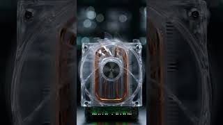 Visualizing Airflow: Transparent CPU Cooler! 🌬️ #shorts