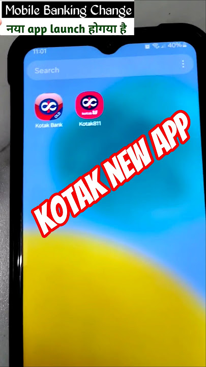 Kotak Bank New Mobile Banking App Lunch | Kotak Super A/C Kya Ha | Kotak 811 Mobile Banking New App