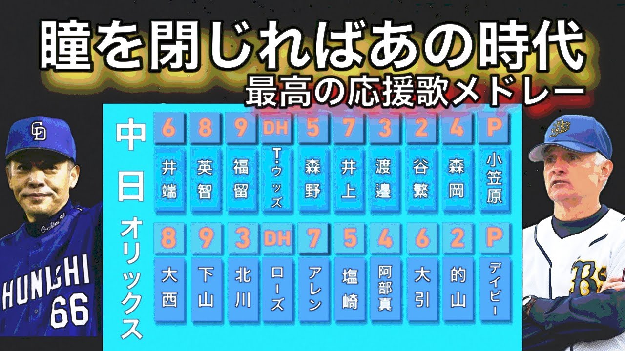 【ハモリ盛り】2007年度　バファローズとドラゴンズの1-9演奏！！　調和vs純粋　神曲ラインナップ！！