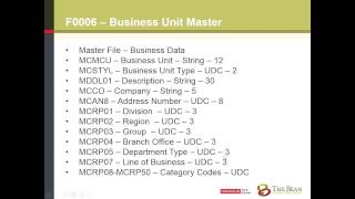 JD Edwards Tips and Tricks