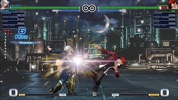KOFXIV Angel—Iori Rekka Punishes