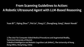 From Scanning Guidelines to Action: A Robotic Ultrasound Agent with LLM-Based Reasoning