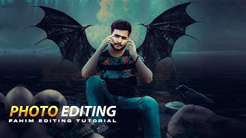 Mobile Photo Editing 😱 Ps Touch manipulation Tutorial/ Wings photo editing /ps cc / Fahim Editing🔥