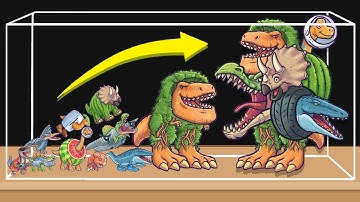 JURASSIC BRAINROT: Merge Fellas NEW UPDATED | Suika Game Gameplay Walkthrough - Reaching Max Level