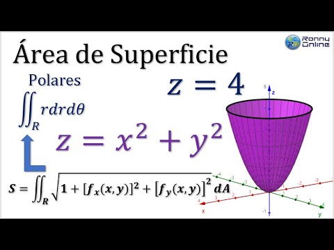 Area De Superficie 7 Paraboloide Y Plano Coordenadas Polares Purcell 13 6 Youtube