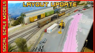 Layout Update | Paving over new track