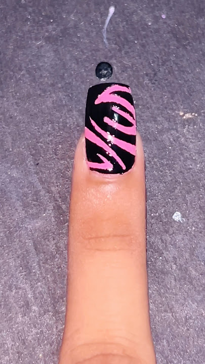 Easy nail art design with sticker 💅💖✨#nailartdesigns #trending #explorepage #diy #youtubeshorts