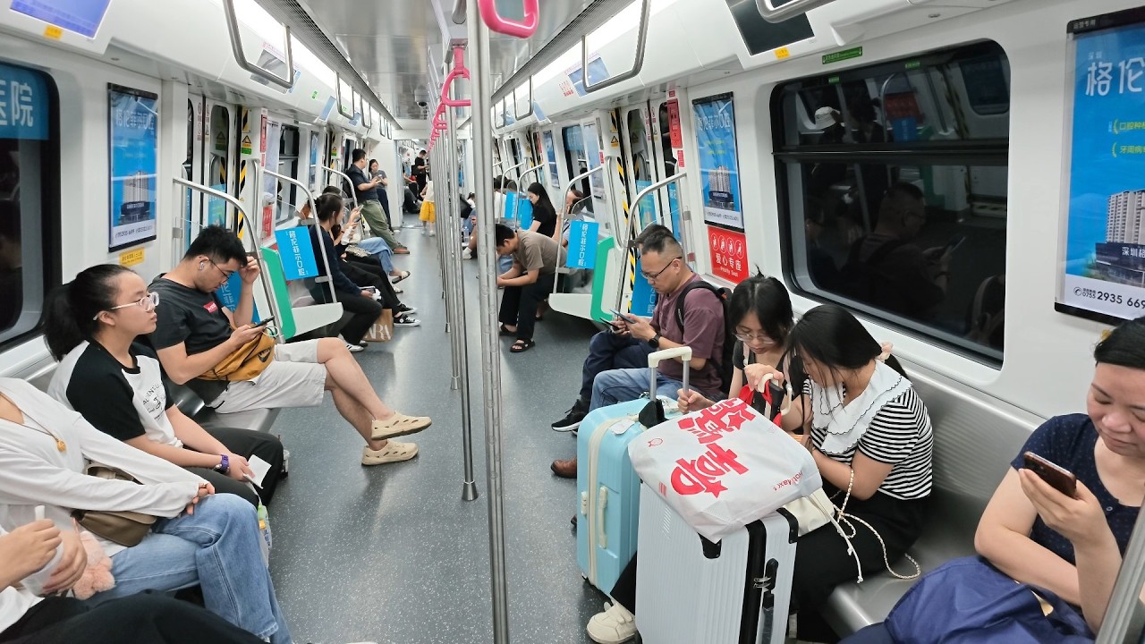 Shenzhen Urban Walk: Exploring Gangxia North Metro Hub to One Avenue – Video