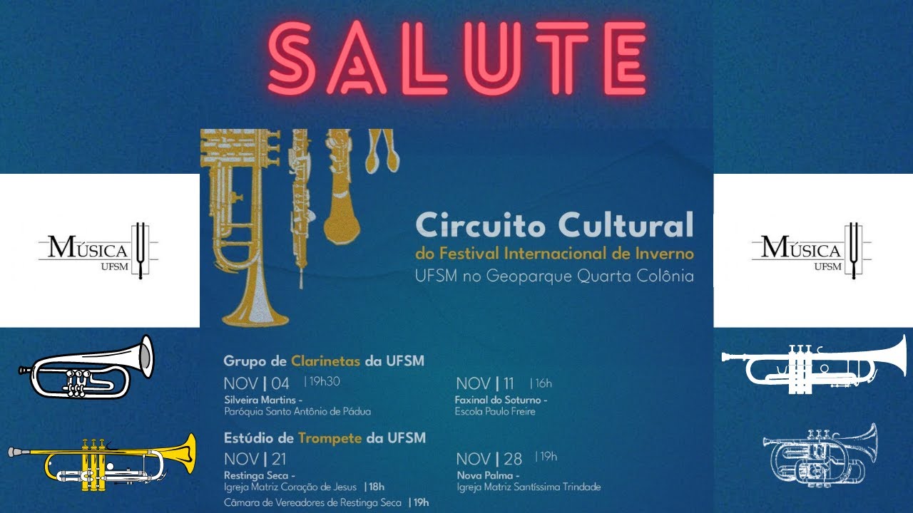 Salute - Fanfare for Five Trumpets - Leslie Bassett - Estúdio de Trompete da UFSM