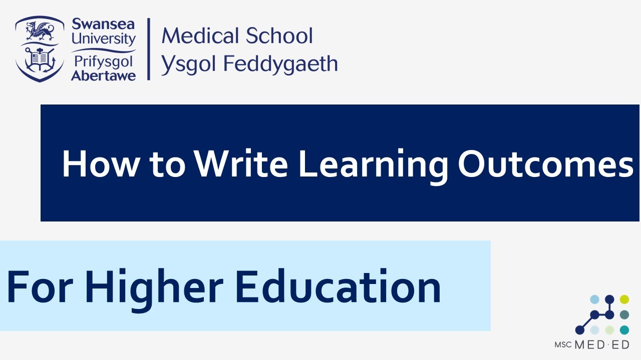 writing learning outcomes in higher education