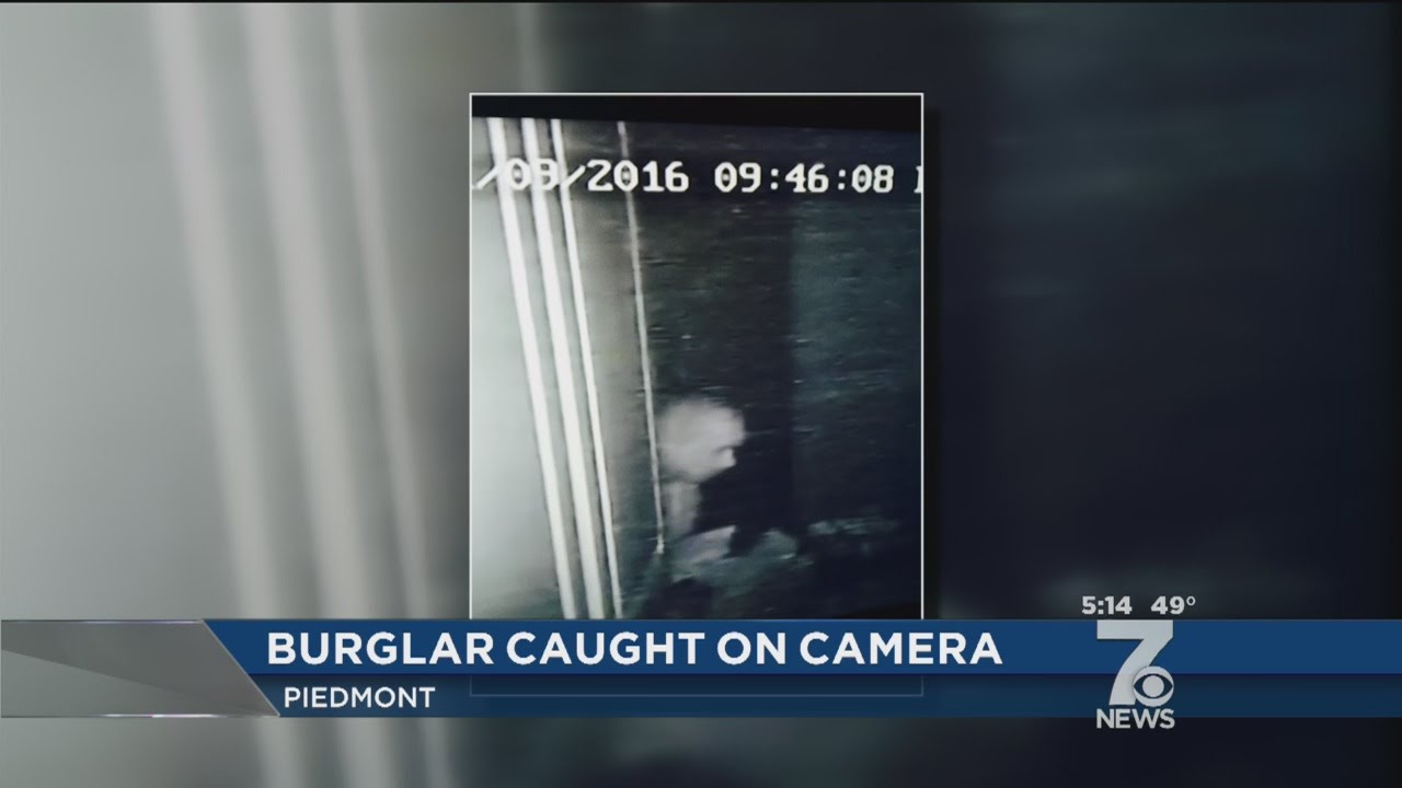 Burglar Caught On Camera Breaking Into Upstate Home - YouTube
