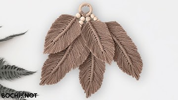 DIY Macrame Feather Wall Hanging Tutorial for Beginners
