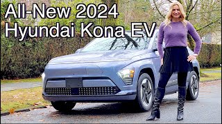 AllNew 2024 Hyundai Kona EV Review // Do you like the design?