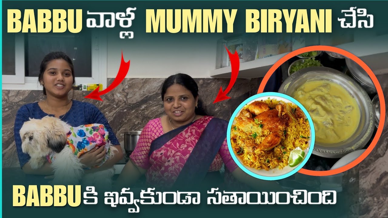 BABBU వాళ్ల  MUMMY BIRYANI చేసి BABBUకి  ఇవ్వకుండా  సతాయించింది ||Pareshan Babbu07