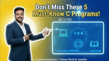 👉 Don’t Miss These 5 Must-Know C Programs!#cprogramming#programmingbasics#