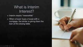 Interim Interest. Step-by-Step How to Calculate.