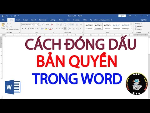 Video: Cách Viết Dấu Hiệu Bản Quyền