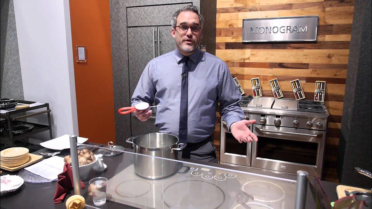 HandsOn With GE's New Monogram Induction Cooktop and Sous Vide Controller YouTube