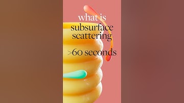 Explaining the physics behind Subsurface Scattering #3d #blender #cinema4d