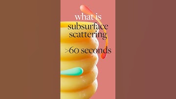 Explaining the physics behind Subsurface Scattering #3d #blender #cinema4d