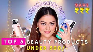 TOP 5 Beauty Products Under ₹500 - Fragrances, Skin Care, & More