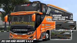 KODENAME 2 VARIAN ACC CORTAS LEPAS PASANG JB3 SHD HINO MNXRPC BUSSID V.4.3.4
