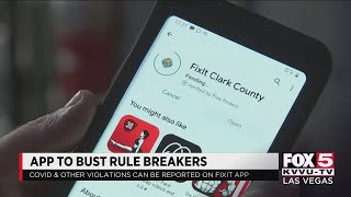 Clark County officials launch 'FixIt' app to report community issues, including COVID-19 violations