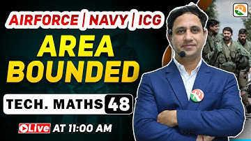 अटल Batch | Area Bounded-1 | Airforce Maths Classes 2024 | Maths for Airforce |Airforce