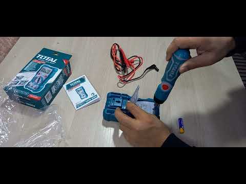 Распаковка мультиметр TOTAL