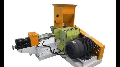 300-400kg/h floating fish food extruder install and testing